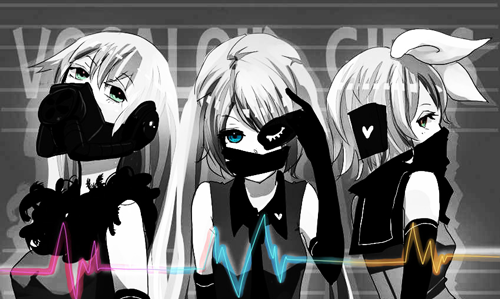 ukeking:  VOCALOID Girls -紺色。 