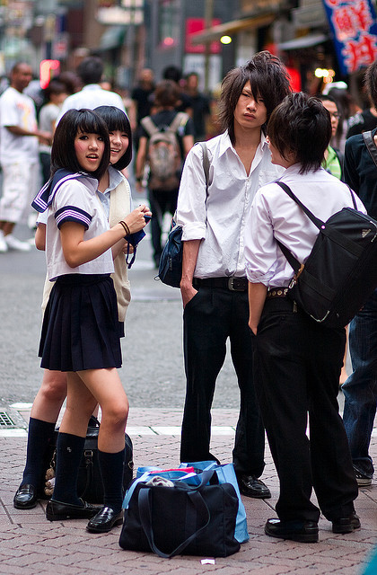 seifukuai:  Some students | Flickr - Photo Sharing! on We Heart It. weheartit.com/entry/10734
