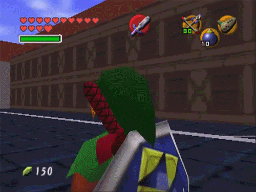 theyearwas199x:  This is how Hyrule Castle Town Market was originally meant to look!