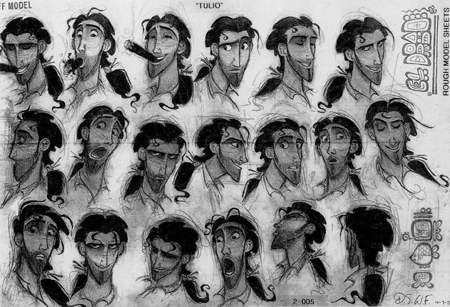 animationtidbits:  The Road to El Dorado (2000) - Model Sheets 