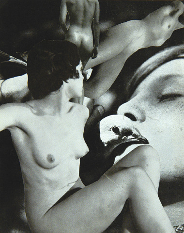 realityayslum:Georges Hugnet - Collage avec Colombe, c.1936-1937.