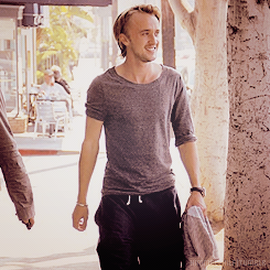 Tom Felton having lunch in Los Angeles 02/02