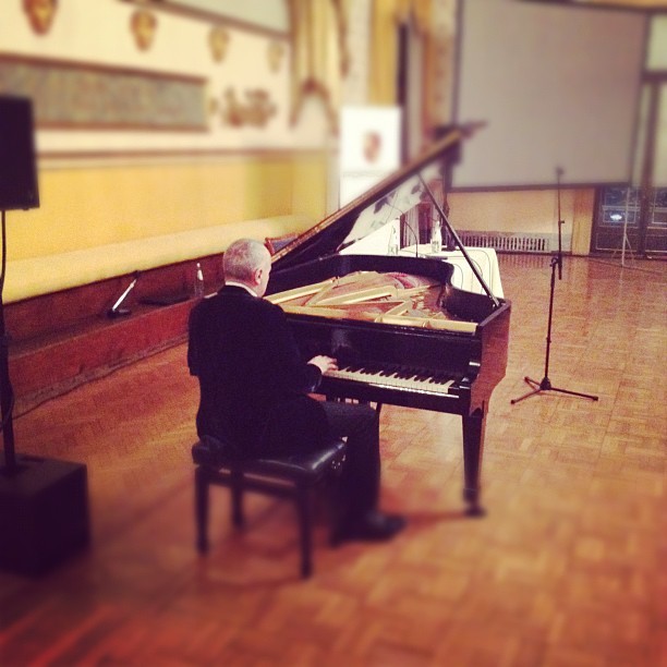 Danilo Rea piano solo @ Sala Rossini #jazz #polworld #padova  (Taken with Instagram