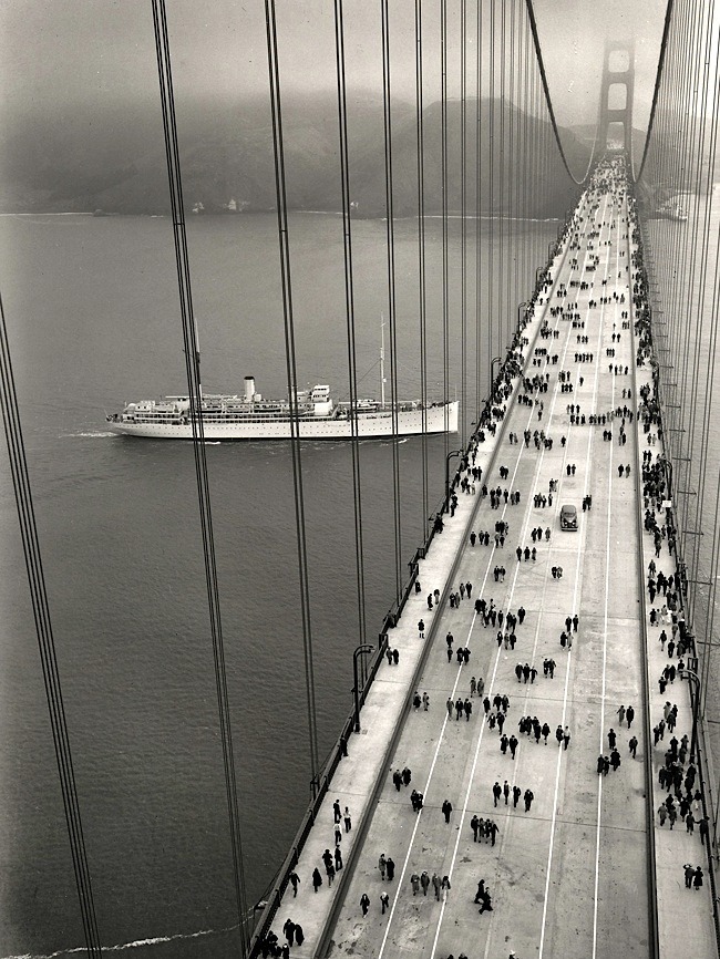 The Golden Gate Bridge opened on May 27, 1937
From Golden Gate Bridge District