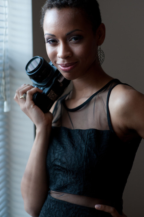 fuckyeahblackbeauties:  I was blessed and had the chance to work with a very talented and very beautiful photographer, whose work I’ve always admired. She is drop dead gorgeous in person. It’s always interesting to find someone so beautiful who is
