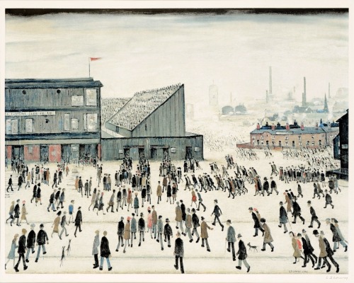 L.S. Lowry’s-Going to the Match1928