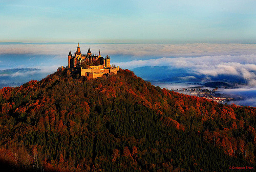 -cityoflove:Hohenzollern Castle, Germany via christophepunktBisingen, Baden-Württemberg, Germany