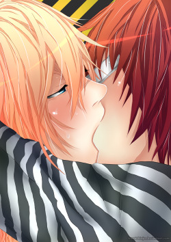 yaoiyurifutaforever:  Matt x Mello by ~kuraishinju