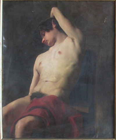 igorsoldat:Half-nude Figure (1866) by Oscar-Pierre porn pictures