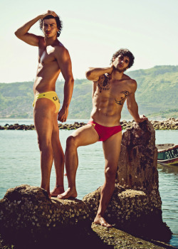 yellowasian:  Julio Fernandes + Bruno Thierry 