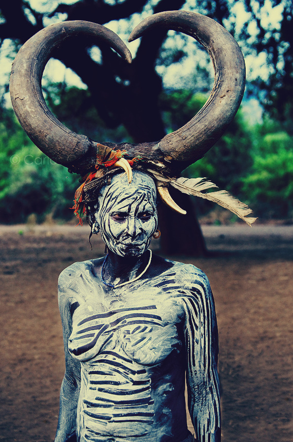 monsterman:  Mursi Woman - Ethiopia 