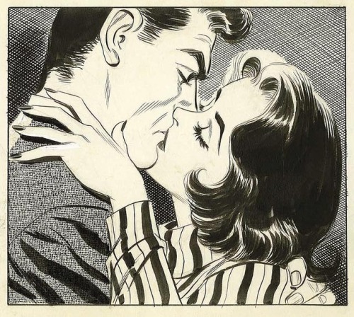 the-art-of-romance:Kiss Me - Leonard Starr