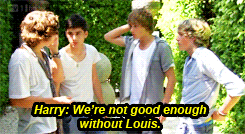 hstylinson:  walkingin-onedirection:  sobbing  ‘we’re not good enough without