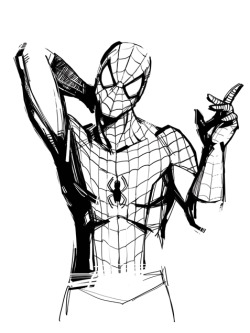 ndras:  spider-man doodle 