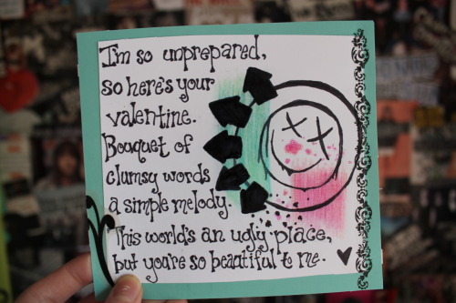 chasingthehorizons:  I made a valentine’s day card for my boyfriend. I think it kind of rules.  If a girl made this for me I would ask her to marry me. Straight away. No questions asked. 