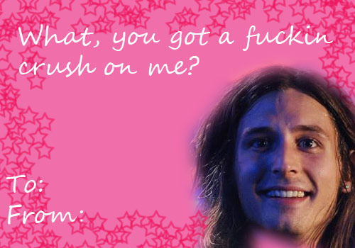 kittenqueefs:Nick Valensi Valentines Day card