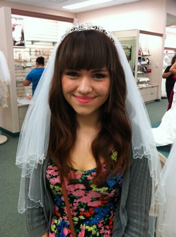 wedding dress shopping for nikki&rsquo;s future wedding (: