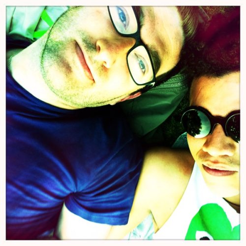 fuckyeahgaycouples:Just a day in the park. London. Six years of civil partnership in March :)zaidxxi