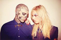 rackhamjack:  Andrej Pejic and Rick Genest