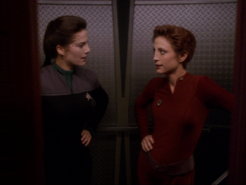 The women of DS9.  Seems like the best way to start this blog. 6x06 ”Ressurection”