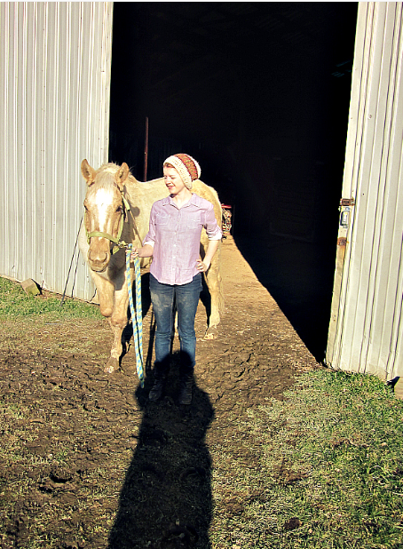   I took care of my horse today. Her knees are awful; it looks like I will be showing the horse on 