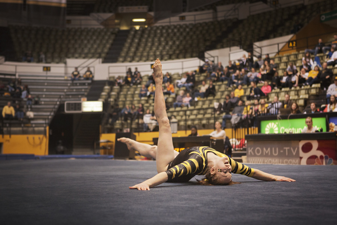 A little left over gymnastics from Friday night.