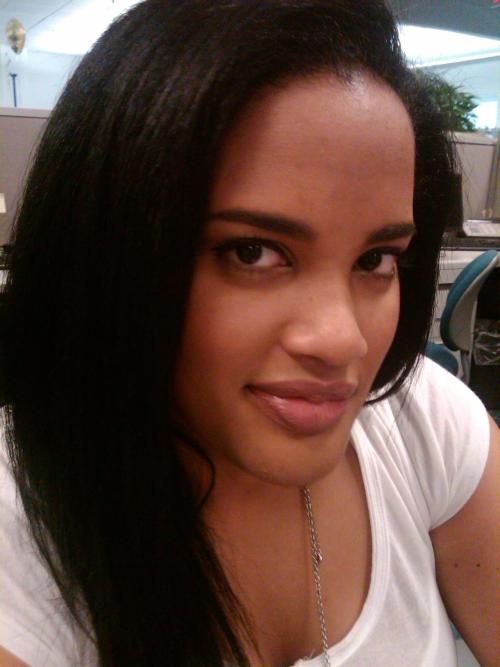 hairbeautybrains:  me   she looks like Trevor ariza