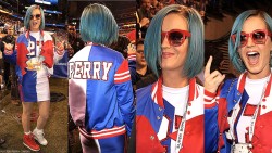  Katy Perry Clothes -&gt; Super Bowl Uniform 