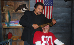 Mr. Tom Savini doing what he does best