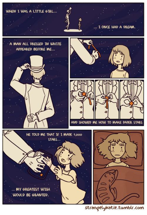 themockingcrows:nerdomanytrades:strangelykatie:Full version of my comic Counting Stars, which I drew