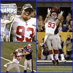 giantsfootball:  From the couch to making an interception in the Super Bowl. One of a million reasons to love this #Giants team  I just want to make so many posts detailing why I love various members of this fucking team. Blackburn, especially.