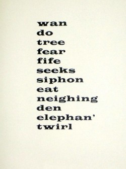 visual-poetry:  by bob cobbing (1966) 