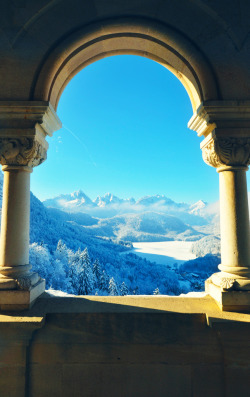 liebesdeutschland:  View from Schloss Neuschwanstein Schwangau, Bayern 