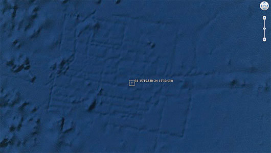 In Google Earth update, ‘Atlantis’ vanishes
The supposed Atlantis site was merely caused by overlapping datasets of towns and survey information, according to NOAA.