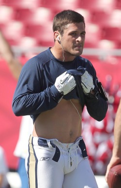 hothungjocks:  More NFL….St. Louis Ram’s Danny