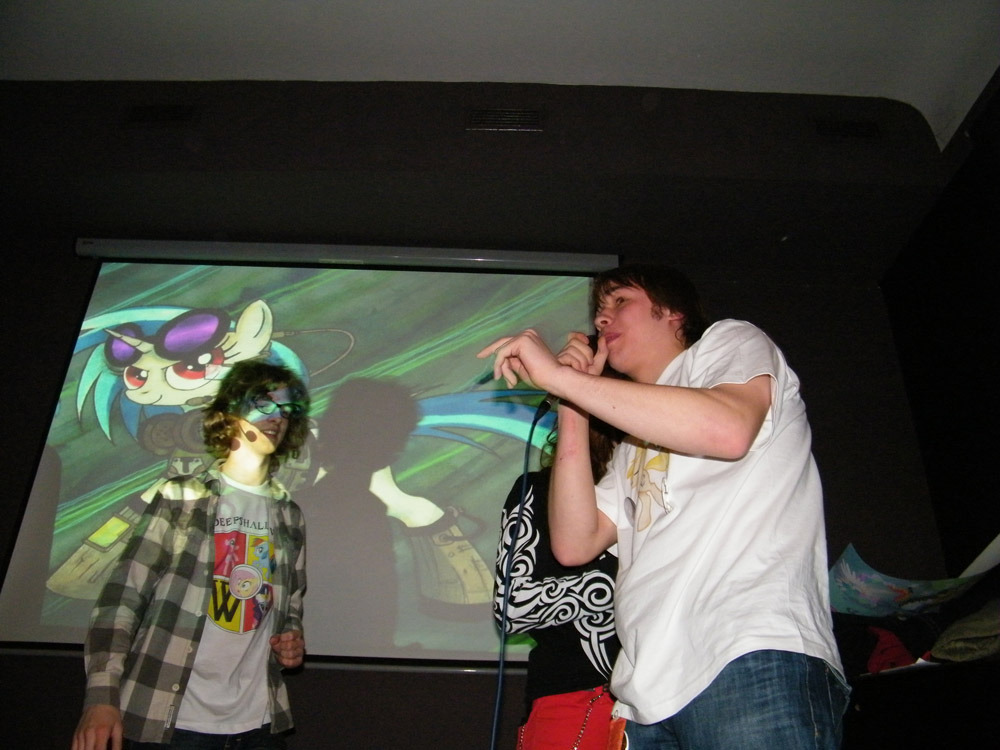 Ponymeet in Wrocław, 4 II 2012. 50 bronies and conference hall. Frickin&rsquo;