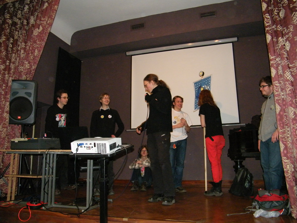 Ponymeet in Wrocław, 4 II 2012. 50 bronies and conference hall. Frickin&rsquo;