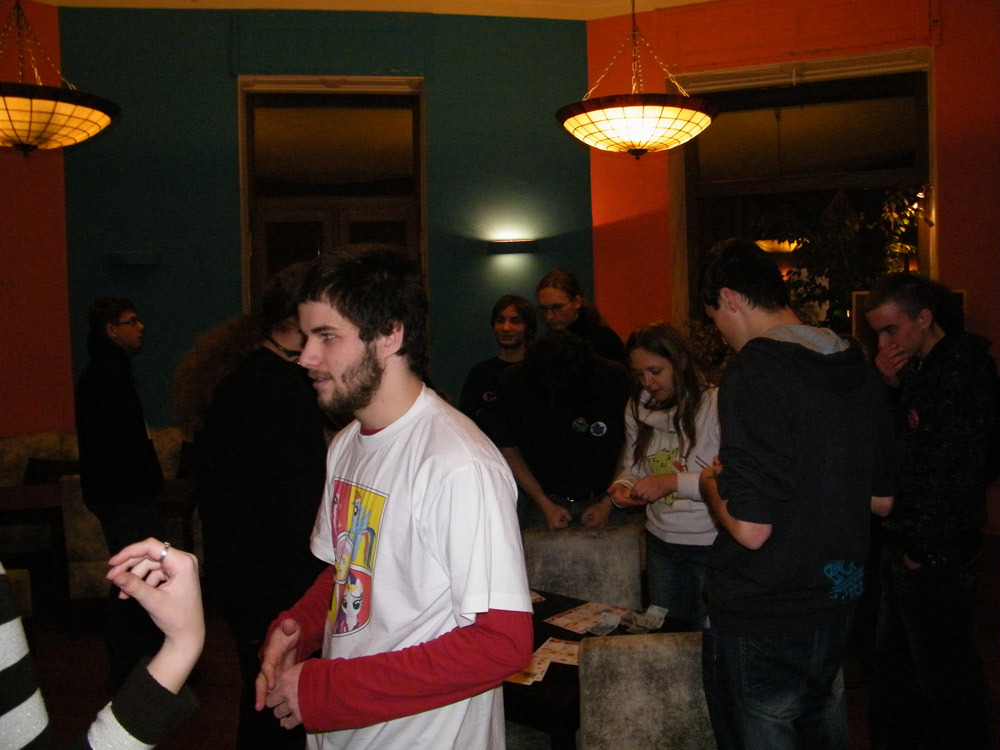 Ponymeet in Wrocław, 4 II 2012. 50 bronies and conference hall. Frickin&rsquo;