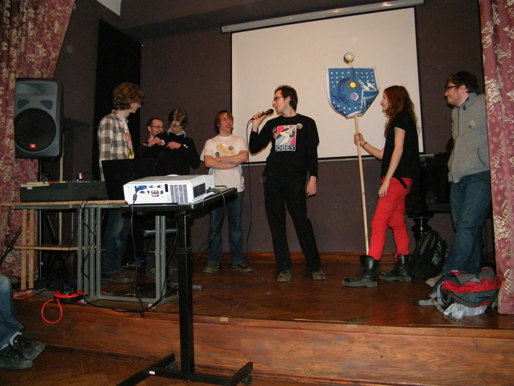 Ponymeet in Wrocław, 4 II 2012. 50 bronies and conference hall. Frickin&rsquo;