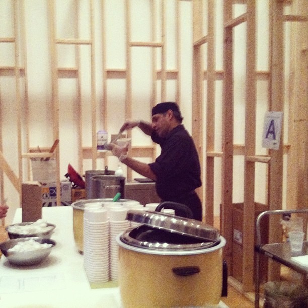 Thai Green Curry = Art! Kudos, Rirkrit Tiravanija #curry #art (Taken with Instagram at MoMA - Museum of Modern Art)