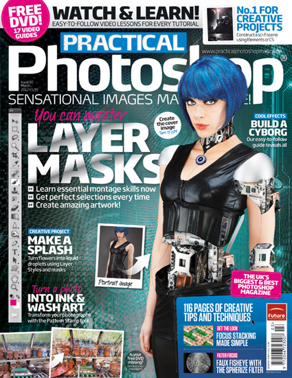 I’m officially published! Practical Photoshop Magazine, Issue #10. :D