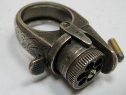 Steampunkxlove:  Early 1900S Ring Gun. Shoots 5Mm Bullet. 