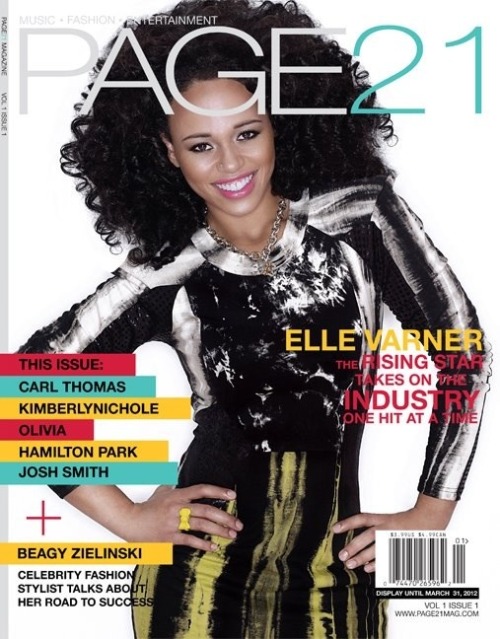 Front Page :: Elle Varner Covers March 2012 Issue of Page 21 Magazine