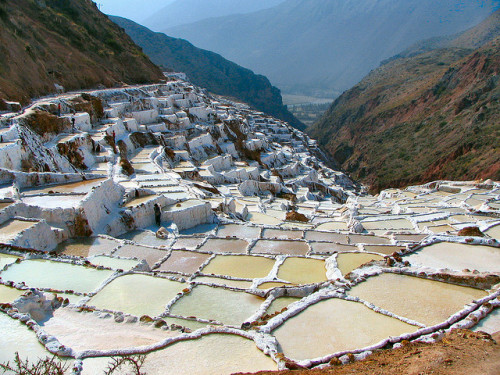 by Dani℮l on Flickr.Salt pans in the sacred valley of the inca&rsquo;s, Peru.