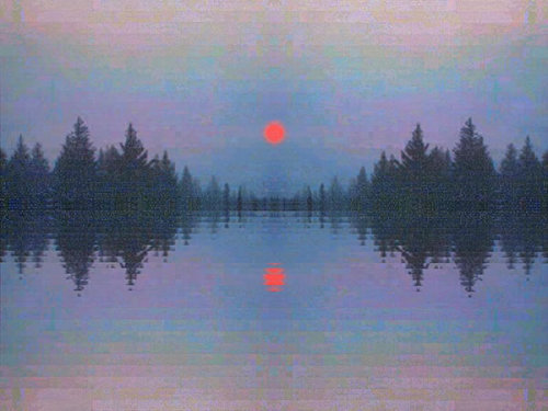 davidkarpaltunnelsyndrome:  switchbit:  samparty:   Dan Hays These are all oil paintings done on canvas, painted to look like fuzzy stills from VHS tapes, or early digitally recorded films, it seems. He has explanations with a lot of his paintings that