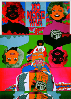 psychedelic-sixties:  No More War by Keiichii Tanaami (1967) 