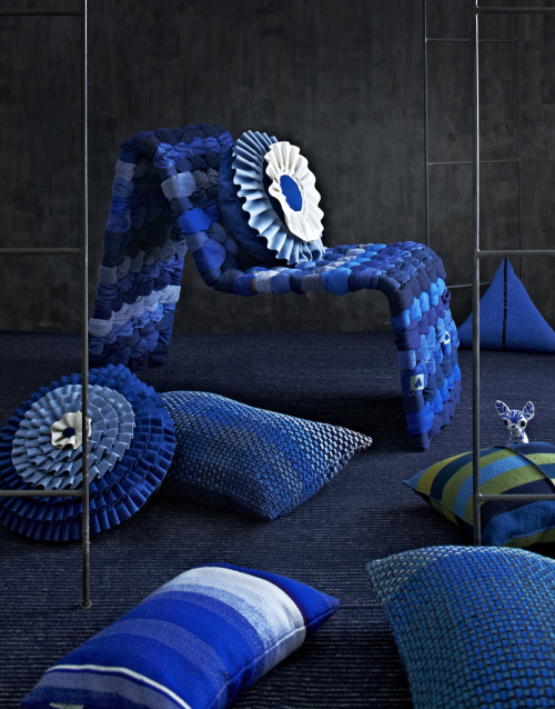 design-related:  Blue. Photo courtesy Sköna Hem.