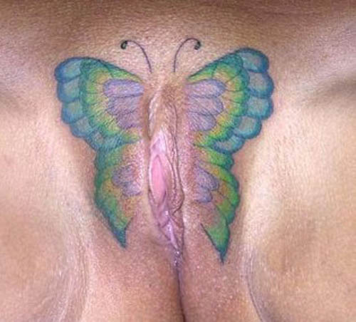 vulvart: Vulva Butterfly tattoo from BuzzFeed