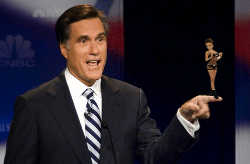 yoga4dogs:Mitt Romney Caught In Affair With Tiny Cartoon StripperThis can’t be good for his im