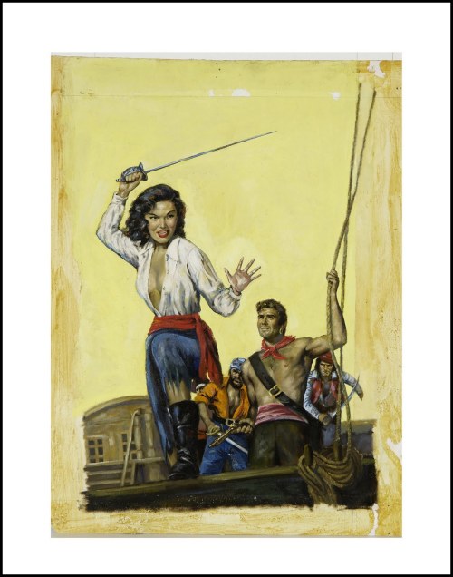 vitazur:  Pirate Wench. Unknown artist, 1950. 